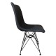 14600162 Καρέκλα Τραπεζαρίας ArteLibre SELVA Γκρι/Μαύρο PU/Μέταλλο 43x57x81cm Γκρι/Μαύρο