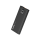 381615 CRYSTAL AUDIO PBK8 Power Bank 10000 mAh PD Dual LCD+Cable Μαύρο