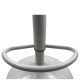 14600195 Σκαμπό Bar ArteLibre QUERIDA Λευκό PP/Μέταλλο 44x45x58/81-79/102cm Λευκό