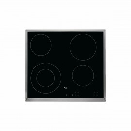AEG HK624010XB 3000 Κεραμική Εστία με Πλαίσιο Αυτόνομη με Λειτουργία Κλειδώματος 57.6x51.6εκ.