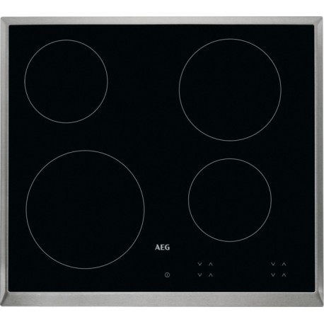 AEG HK624000XB 3000 Κεραμική Εστία με Πλαίσιο Αυτόνομη με Λειτουργία Κλειδώματος 57.6x51.6εκ.