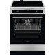 AEG CIB6647ABM Steambake 6000 Κουζίνα 73lt με Επαγωγικές Εστίες Π59.6εκ. Inox A