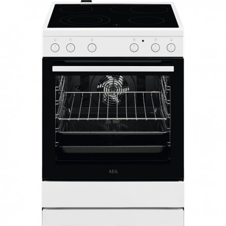 AEG CCB6400NBW Κουζίνα 73lt με Κεραμικές Εστίες Π59.6εκ. Λευκή A