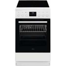 AEG CCB56491BW Κουζίνα 58lt με Κεραμικές Εστίες Π50εκ. Λευκή A