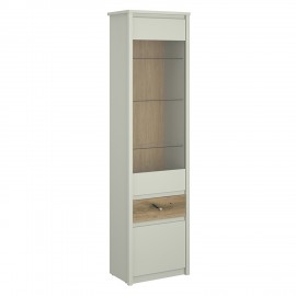 TO-KARWITWYS1D1W1S Βιτρίνα Karin Cashmere-Evoke Oak 56x36.5x210.5cm