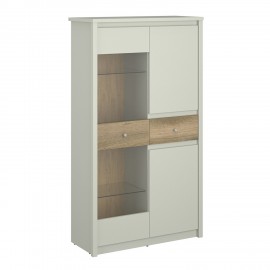 TO-KARWIT2D1W1S Βιτρίνα Karin Cashmere-Evoke Oak 86x36.5x153cm