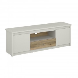 TO-KARIN2D1STV Έπιπλο TV Karin Cashmere-Evoke Oak 150x36.5x50cm