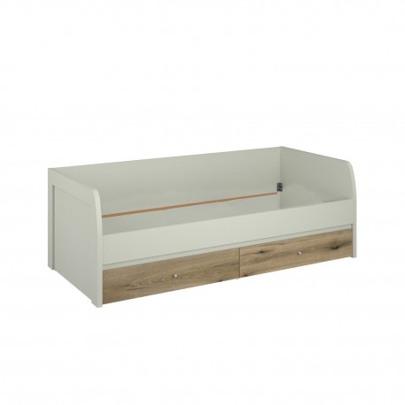 TO-KARIN90 Κρεβάτι Karin Μονό Cashmere-Evoke Oak χωρίς πάτωμα 90x200cm