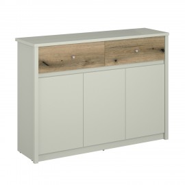 TO-KARINKOM3D2S Μπουφές Karin Cashmere-Evoke Oak 126x36.5x91cm
