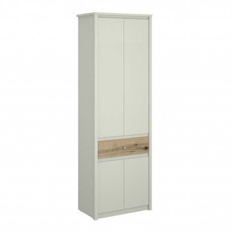 TO-KARINSZF4D1S70 Ντουλάπα Δίφυλλη Karin Cashmere-Evoke Oak 70x42x210.5cm