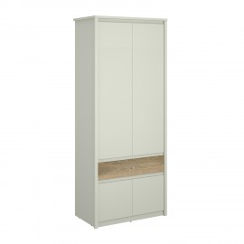 TO-KARINSZF4D1S Ντουλάπα Δίφυλλη Karin Cashmere-Evoke Oak 87x50.5x210.5cm