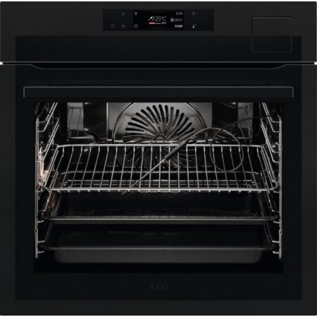 AEG BSE798380T 9000 Steampro Φούρνος άνω Πάγκου 70lt Π59.5εκ. Μαύρος A++