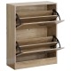 15340017 Παπουτσοθήκη ArteLibre BRANTLEY Δρυς Μοριοσανίδα 60x24x81cm Φυσικό
