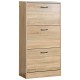 15340018 Παπουτσοθήκη ArteLibre BRANTLEY Δρυς Μοριοσανίδα 60x24x116cm Φυσικό