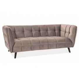 80-1618 ΚΑΝΑΠΕ CASTELLO 3 VELVET ΜΠΕΖ BLUVEL 28 / WENGE DIOMMI CASTELLO3V28