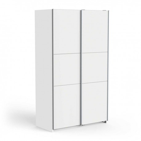 0181.CB01 Ghost ντουλάπα με 2 συρόμενες πόρτες 117x60x203εκ. Λευκό  Λευκό / Graphite Grey 117x60εκ. Ύψος : 203εκ.