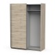 0181.CB05 Ghost ντουλάπα με 2 συρόμενες πόρτες 148x60x203εκ.  Kronberg Oak  Kronberg Oak  148x60εκ. Ύψος : 203εκ