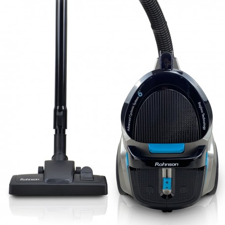 Rohnson R-1245 Ηλεκτρική Σκούπα 800W με Κάδο 3lt Μαύρη