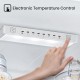 Hisense RB390N4WBE Ψυγειοκαταψύκτης 304lt Total NoFrost Υ186xΠ59.5xΒ58.9εκ. Μαύρος E