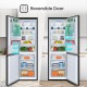 Hisense RB390N4WBE Ψυγειοκαταψύκτης 304lt Total NoFrost Υ186xΠ59.5xΒ58.9εκ. Μαύρος E