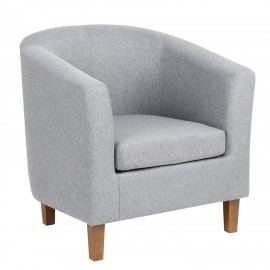 14360028 Πολυθρόνα ArteLibre FIORELLA Γκρι Ύφασμα 73x69x75cm Γκρι
