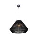 4057-B Inlight Κρεμαστό φωτιστικό με καπέλο απο ίνα 1xE27 D:45cm (4057-B)