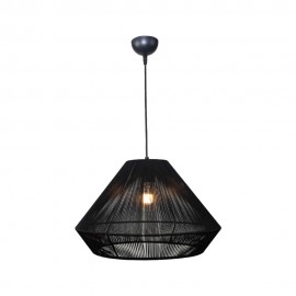 4057-B Inlight Κρεμαστό φωτιστικό με καπέλο απο ίνα 1xE27 D:45cm (4057-B)