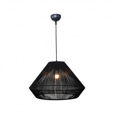 4057-B Inlight Κρεμαστό φωτιστικό με καπέλο απο ίνα 1xE27 D:45cm (4057-B)