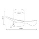 102000480 it-Lighting Elsinore 15W 3CCT LED Fan Light in Black with Wooden Color (102000480)