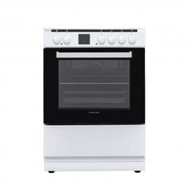 United UFV-68287TP Κουζίνα 69lt με Κεραμικές Εστίες Π60εκ. Λευκή A