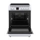 United UFV-68287TP Κουζίνα 69lt με Κεραμικές Εστίες Π60εκ. Λευκή A