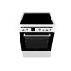 United UFV-68287TP Κουζίνα 69lt με Κεραμικές Εστίες Π60εκ. Λευκή A