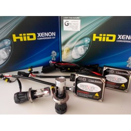 04-GR1077 GREAT VIEW GRC XENON Η4 H/L ΚΙΤ(H4 H/L Moving) Δύο σκάλες Με κινούμενη λάμπα για μικρή και μεγάλη σκάλα