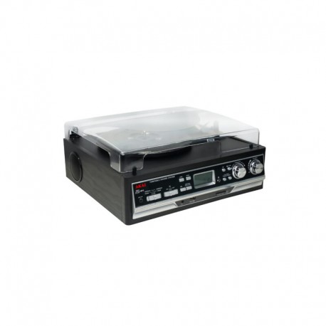 110584-0046 AKAI ATT-15SE Πικάπ με Ραδιόφωνο, Κασετόφωνο & Bluetooth – 3 Ταχύτητες, Εγγραφή σε USB/SD