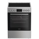 Indesit I6V8LMX  Κουζίνα 66lt με Κεραμικές Εστίες Π60εκ. Inox A