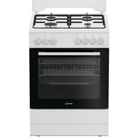 Indesit I6G3PMW Κουζίνα Υγραερίου 73lt με Εστίες Υγραερίου Π60εκ. Λευκή A