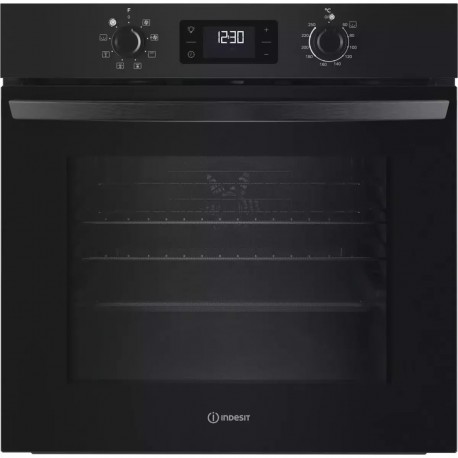 Indesit IO K58HS B Φούρνος άνω Πάγκου 71lt Π56εκ. Μαύρος A