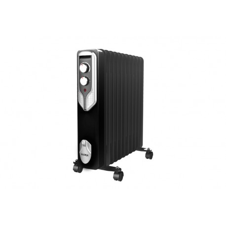 Zilan Floria ZLN-3666 Καλοριφέρ Λαδιού με 11 φέτες Μαύρο 2500W