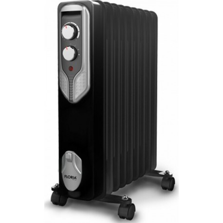 Zilan ZLN-3673 Floria Καλοριφέρ Λαδιού με 13 φέτες Μαύρο 2500W