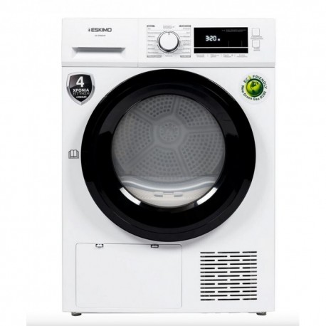 Eskimo ES DR8EHP Στεγνωτήριο 8kg με Αντλία Θερμότητας E