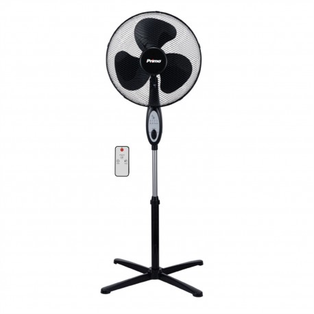 800624 Ανεμιστήρας Ορθοστάτης PRSF-80624 Primo 16-- 40εκ. Με Τηλεχειριστήριο Μαύρος