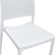 127-000189 Καρέκλα Fenxy pakoworld pp σε λευκή απόχρωση 38x42x77εκ