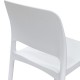 127-000189 Καρέκλα Fenxy pakoworld pp σε λευκή απόχρωση 38x42x77εκ