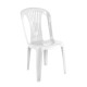 Ε369,W IRIDE-W Καρέκλα Στοιβαζόμενη, ΡΡ Άσπρο