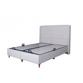 2EKATANIAMP-CO01160200 ΚΡΕΒΑΤΙ KATANIA ΜΠΑΟΥΛΟ ΝΤΥΜΕΝΟ ΜΕ ΥΦΑΣΜΑ 160x200 - COCO V01