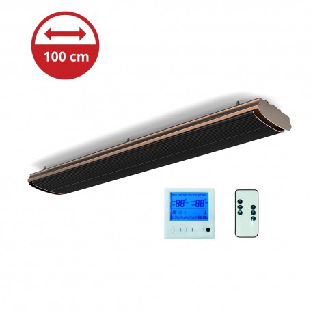 30-1813 Υπέρυθρο Πάνελ Θέρμανσης με Θερμοστάτη και Τηλεχειριστήριο Telemax JH-NR18-13A 1800W