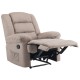 Ε971,4Μ JULIA Massage Πολυθρόνα Relax Σαλονιού - Καθιστικού, Ύφασμα Cappuccino