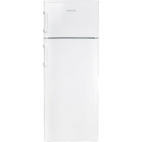 Davoline RF 220E W NE Δίπορτο Ψυγείο 206lt Υ143xΠ54.5xΒ55.5cm Λευκό E