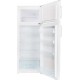 Davoline RF 220E W NE Δίπορτο Ψυγείο 206lt Υ143xΠ54.5xΒ55.5cm Λευκό E