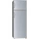 Davoline RF 220 SLV NE Δίπορτο Ψυγείο 206lt Υ143xΠ54.5xΒ55.5cm Inox E